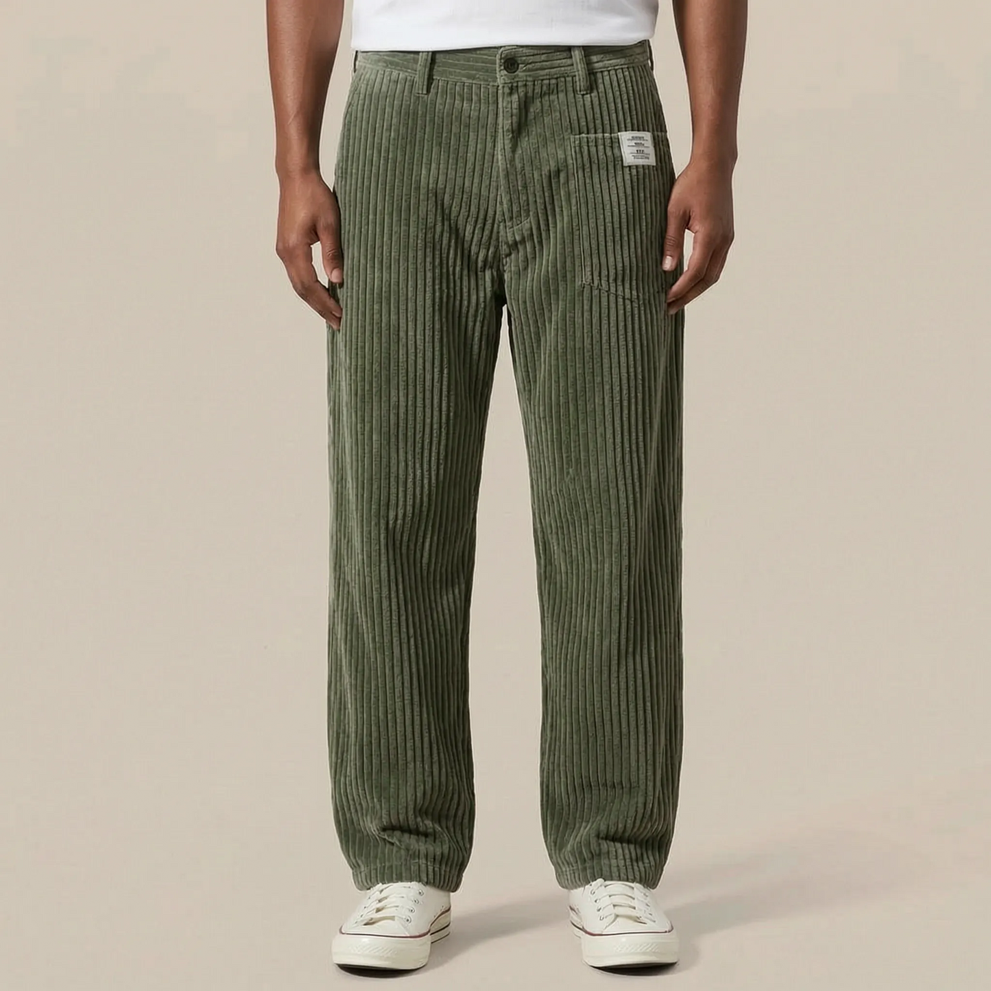 Texlan | Weit Geschnittene Freizeit-Hose Im Vintage-Stil