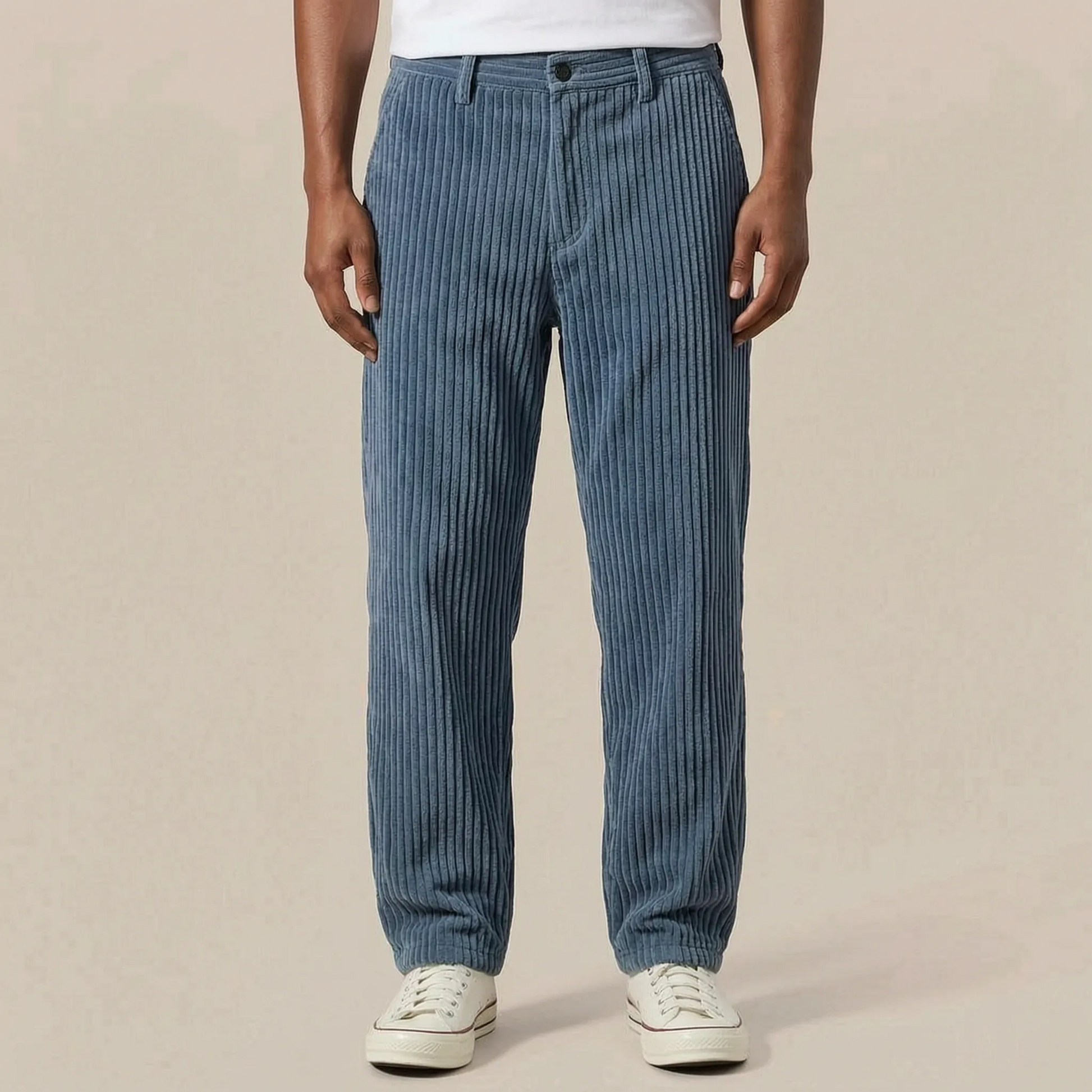 Texlan | Weit Geschnittene Freizeit-Hose Im Vintage-Stil