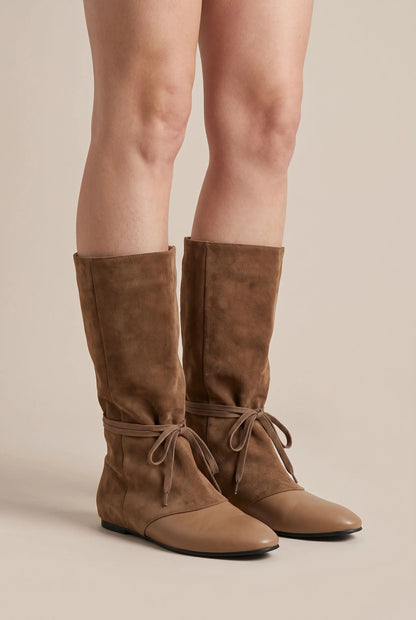 Tieval | Damenstiefel Mit Schnürung