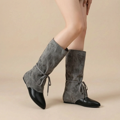 Tieval | Damenstiefel Mit Schnürung