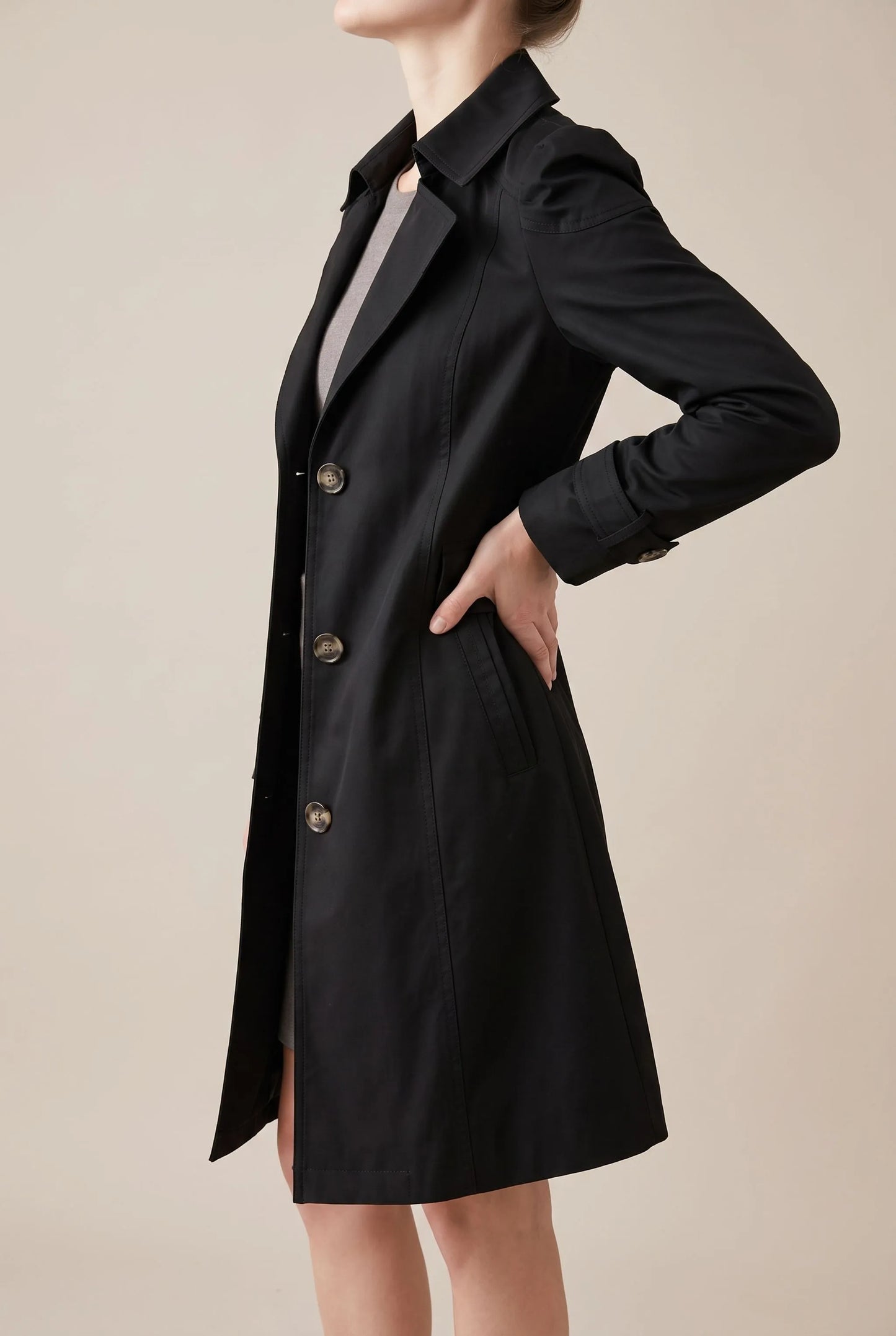 Trenchara | Kurzer Damen Trenchcoat