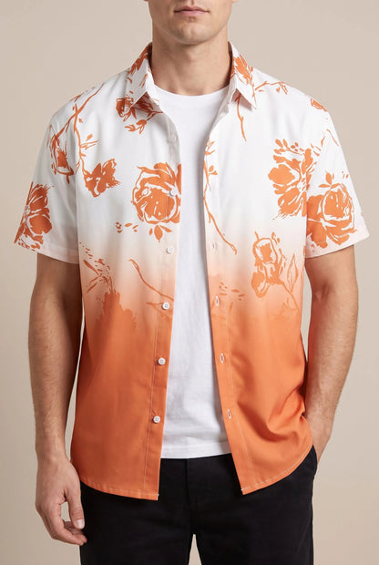 Tropico | Locker Geschnittenes Hawaiihemd Mit Tropischem Blumenmuster