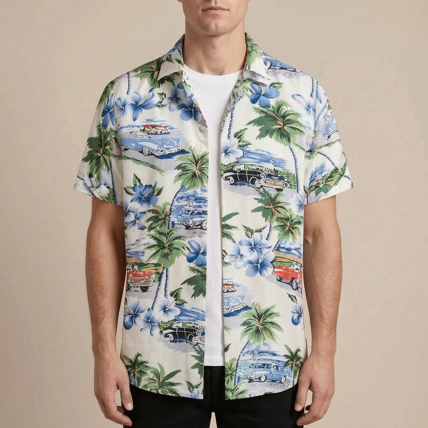 Tropico | Locker Geschnittenes Hawaiihemd Mit Tropischem Blumenmuster