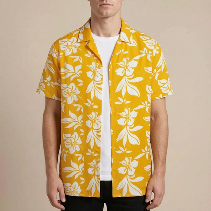 Tropico | Locker Geschnittenes Hawaiihemd Mit Tropischem Blumenmuster