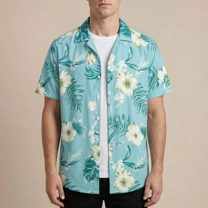 Tropico | Locker Geschnittenes Hawaiihemd Mit Tropischem Blumenmuster