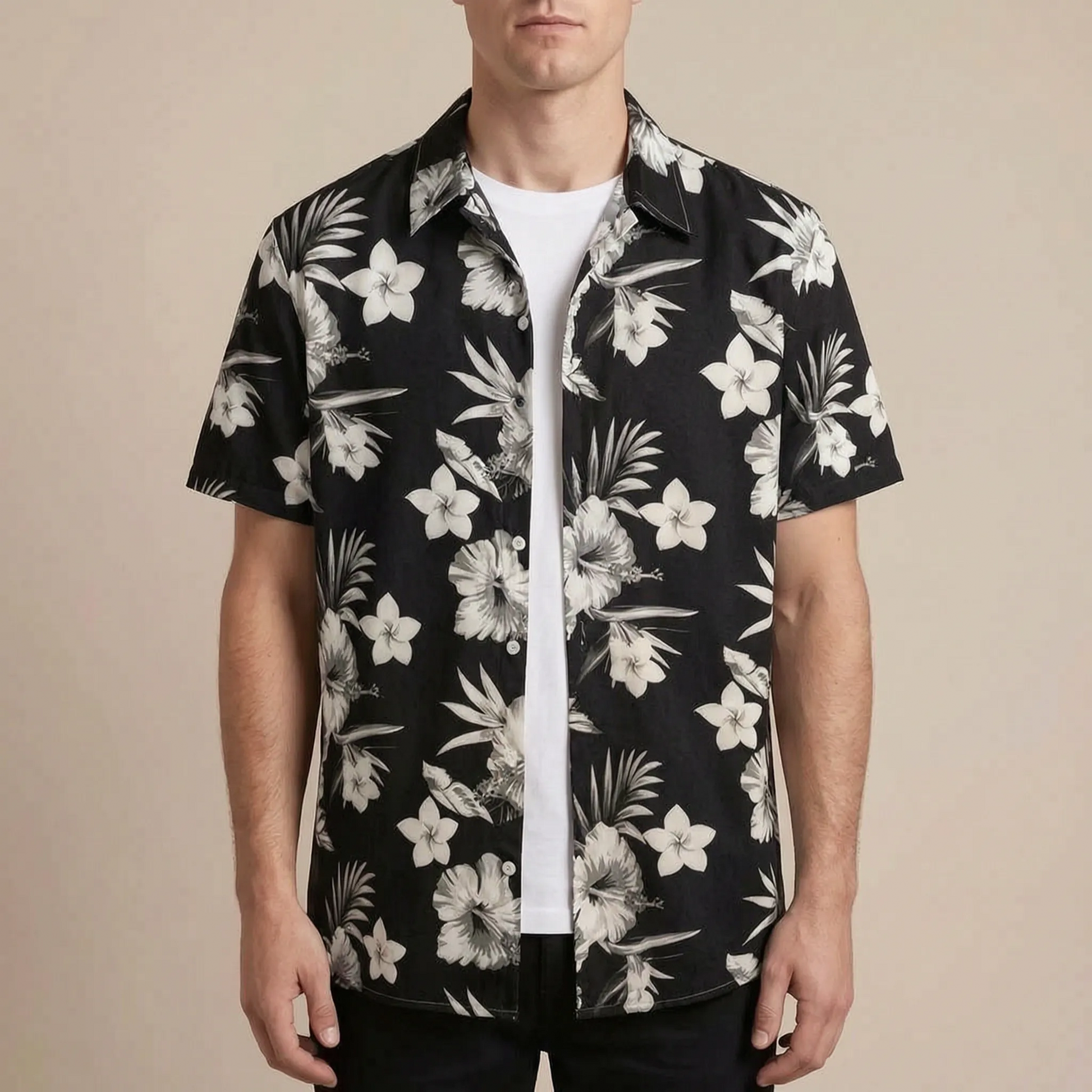 Tropico | Locker Geschnittenes Hawaiihemd Mit Tropischem Blumenmuster
