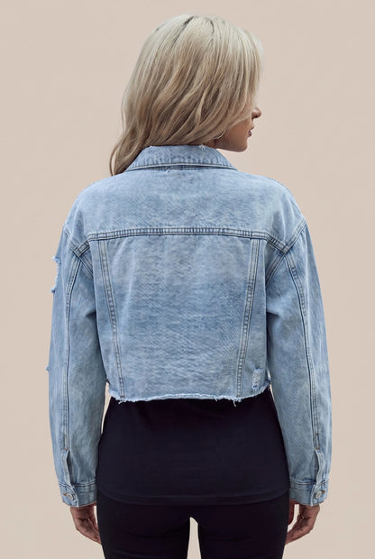 UrbanEdge | Kurze Jacke Mit Offenen Kanten