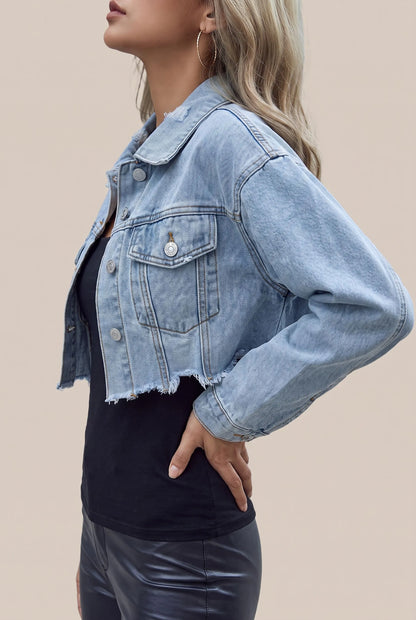 UrbanEdge | Kurze Jacke Mit Offenen Kanten