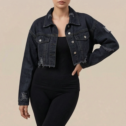 UrbanEdge | Kurze Jacke Mit Offenen Kanten