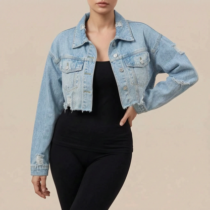 UrbanEdge | Kurze Jacke Mit Offenen Kanten