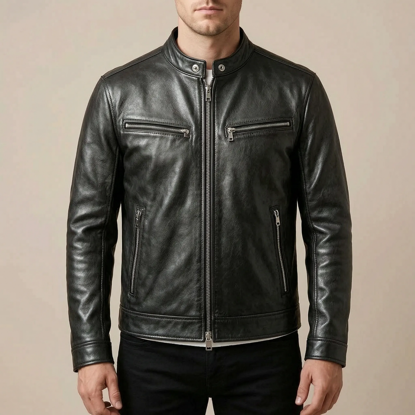 UrbanRide | Klassische Motorradjacke Für Herren
