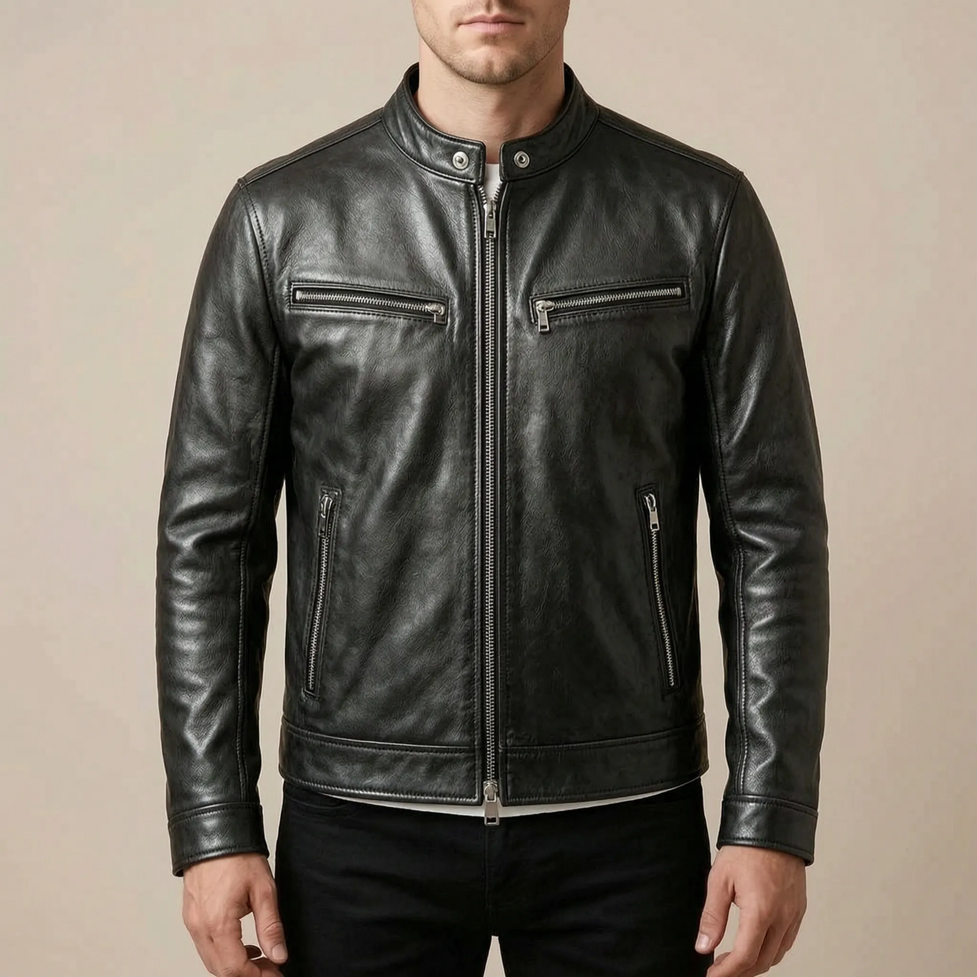 UrbanRide | Klassische Motorradjacke Für Herren