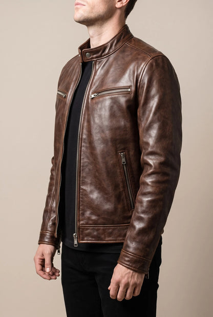 UrbanRide | Klassische Motorradjacke Für Herren