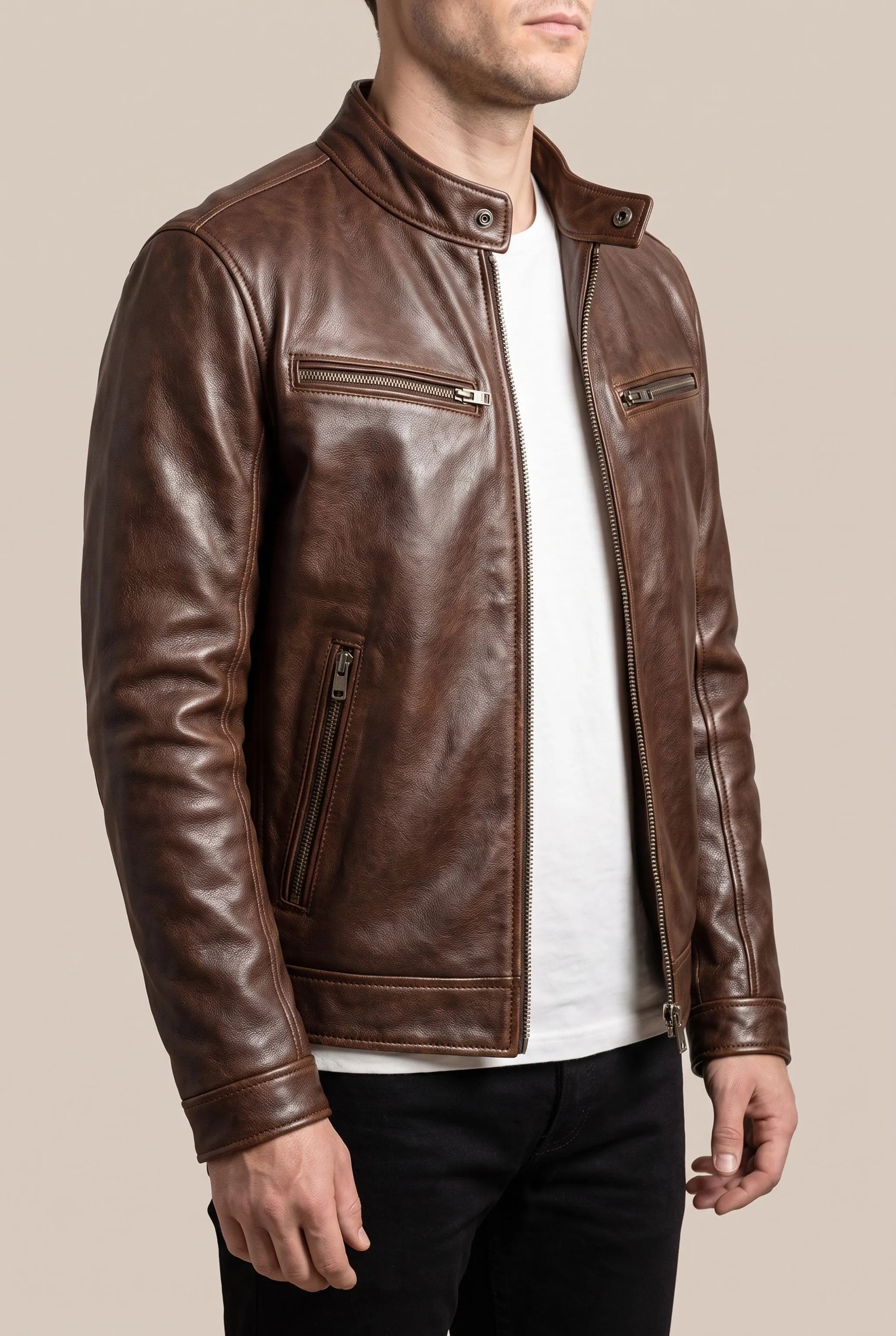 UrbanRide | Klassische Motorradjacke Für Herren