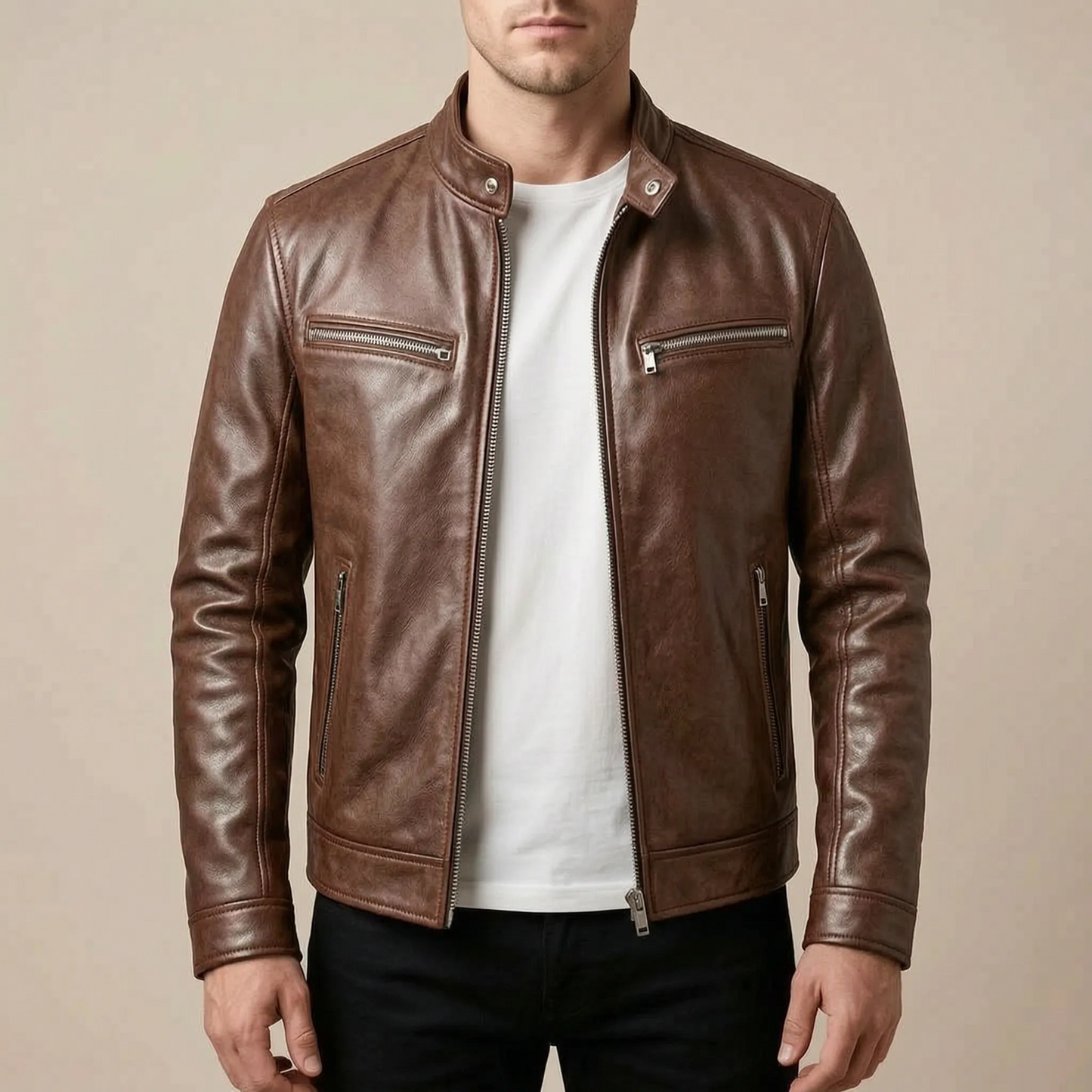 UrbanRide | Klassische Motorradjacke Für Herren