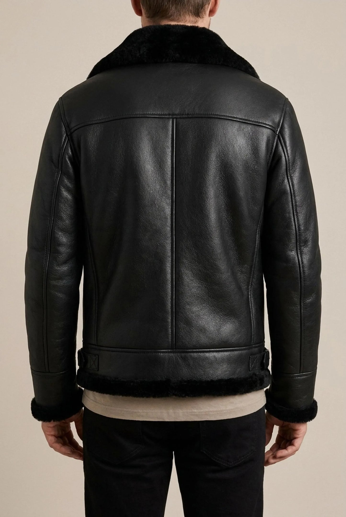 Valeron | Schwarze Pilotenjacke Für Herren