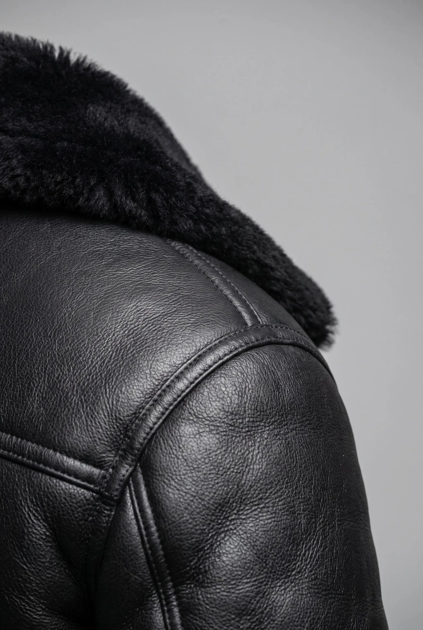 Valeron | Schwarze Pilotenjacke Für Herren