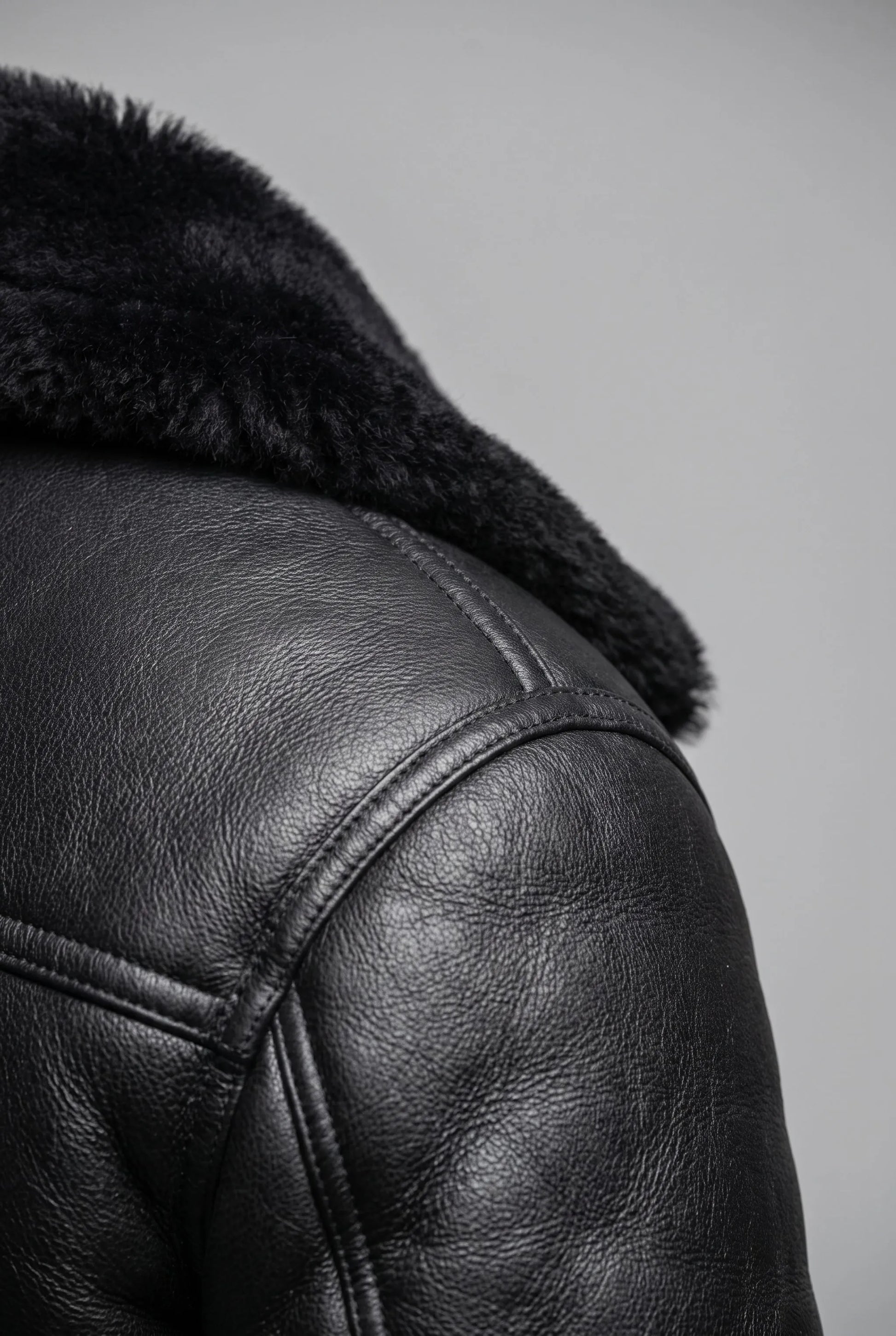 Valeron | Schwarze Pilotenjacke Für Herren