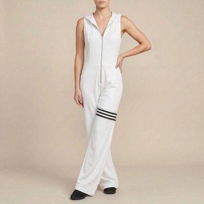 Valura | Ärmelloser Sport Jumpsuit Im Retro-Stil