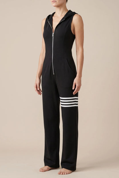 Valura | Ärmelloser Sport Jumpsuit Im Retro-Stil