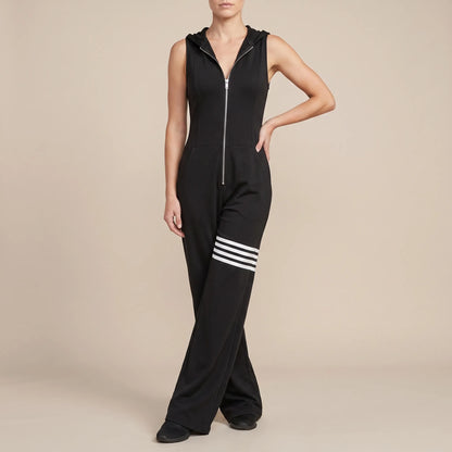 Valura | Ärmelloser Sport Jumpsuit Im Retro-Stil