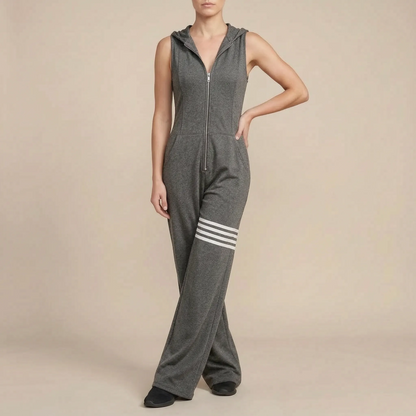 Valura | Ärmelloser Sport Jumpsuit Im Retro-Stil