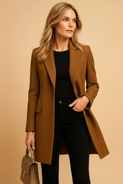 VelaCoat | Klassischer Langer Trenchcoat Für Damen