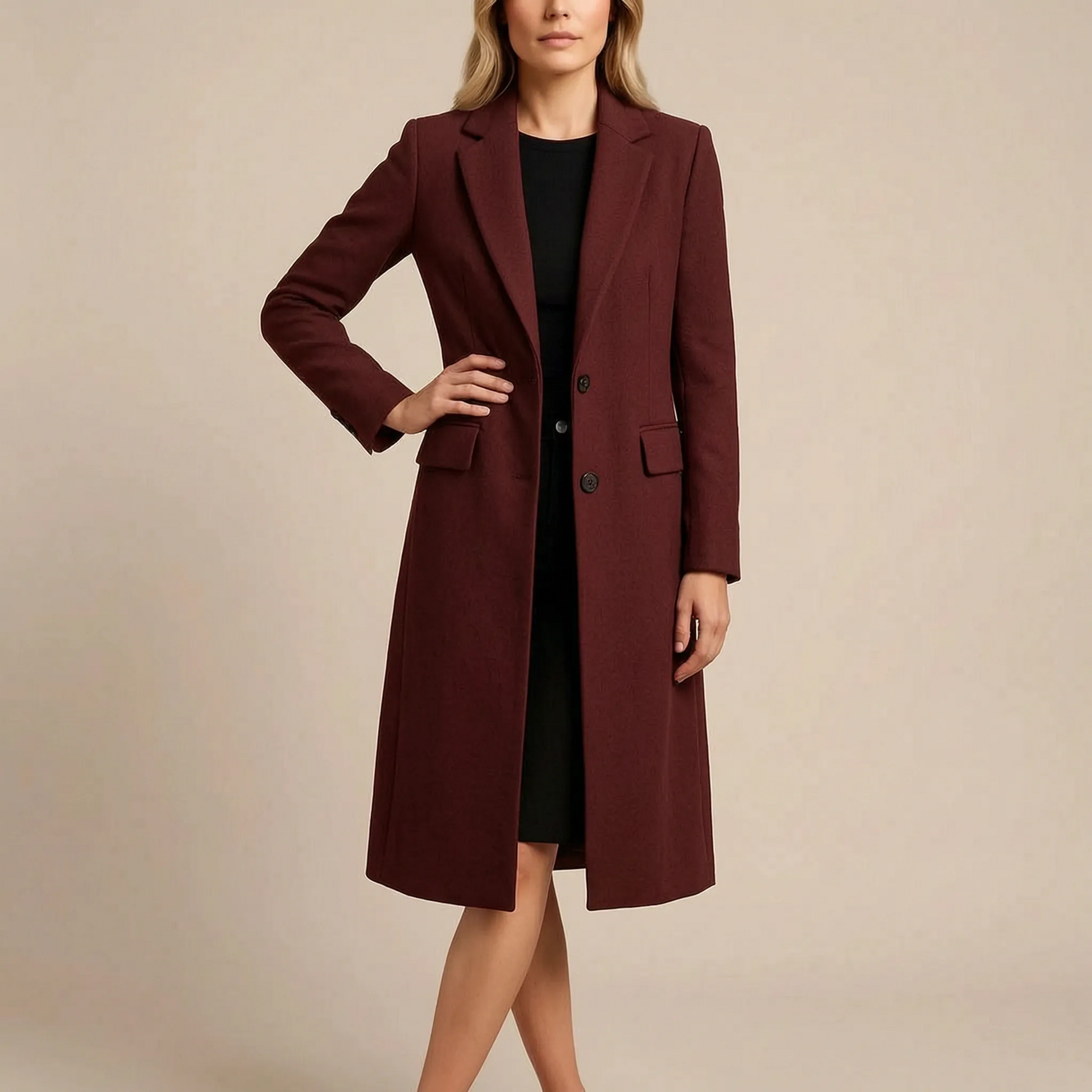 VelaCoat | Klassischer Langer Trenchcoat Für Damen