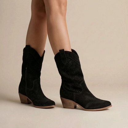 VelaTrek | Mittelhohe Cowboystiefel Damen
