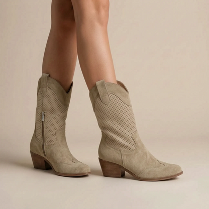 VelaTrek | Mittelhohe Cowboystiefel Damen