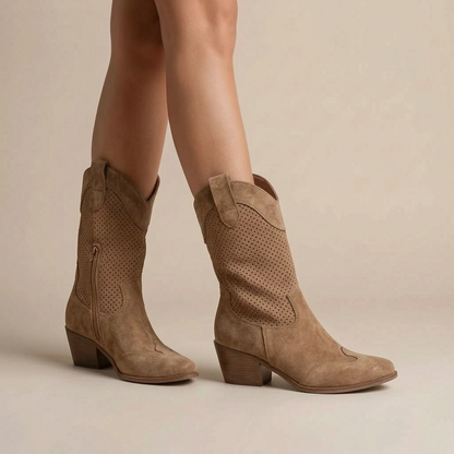 VelaTrek | Mittelhohe Cowboystiefel Damen