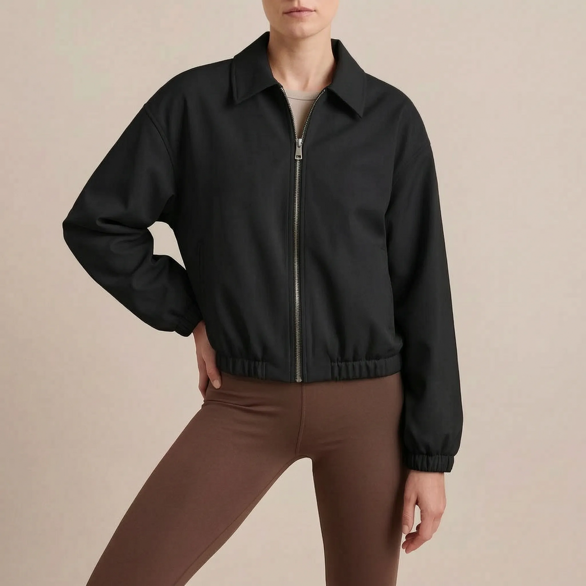 Velaura | Kurze, Lässige Bomberjacke