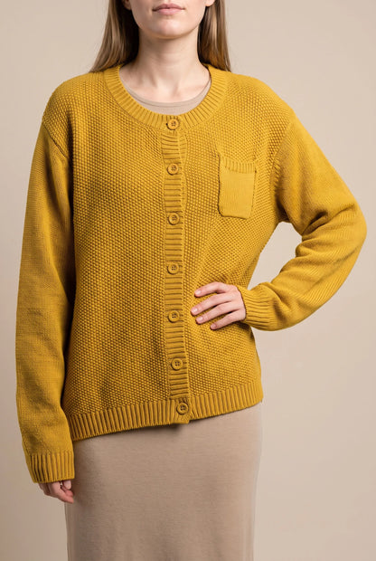 Veldra | Vielseitige Einfarbige Strickjacke