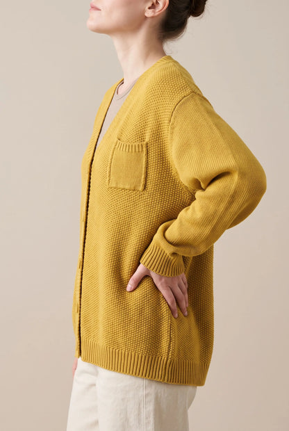 Veldra | Vielseitige Einfarbige Strickjacke