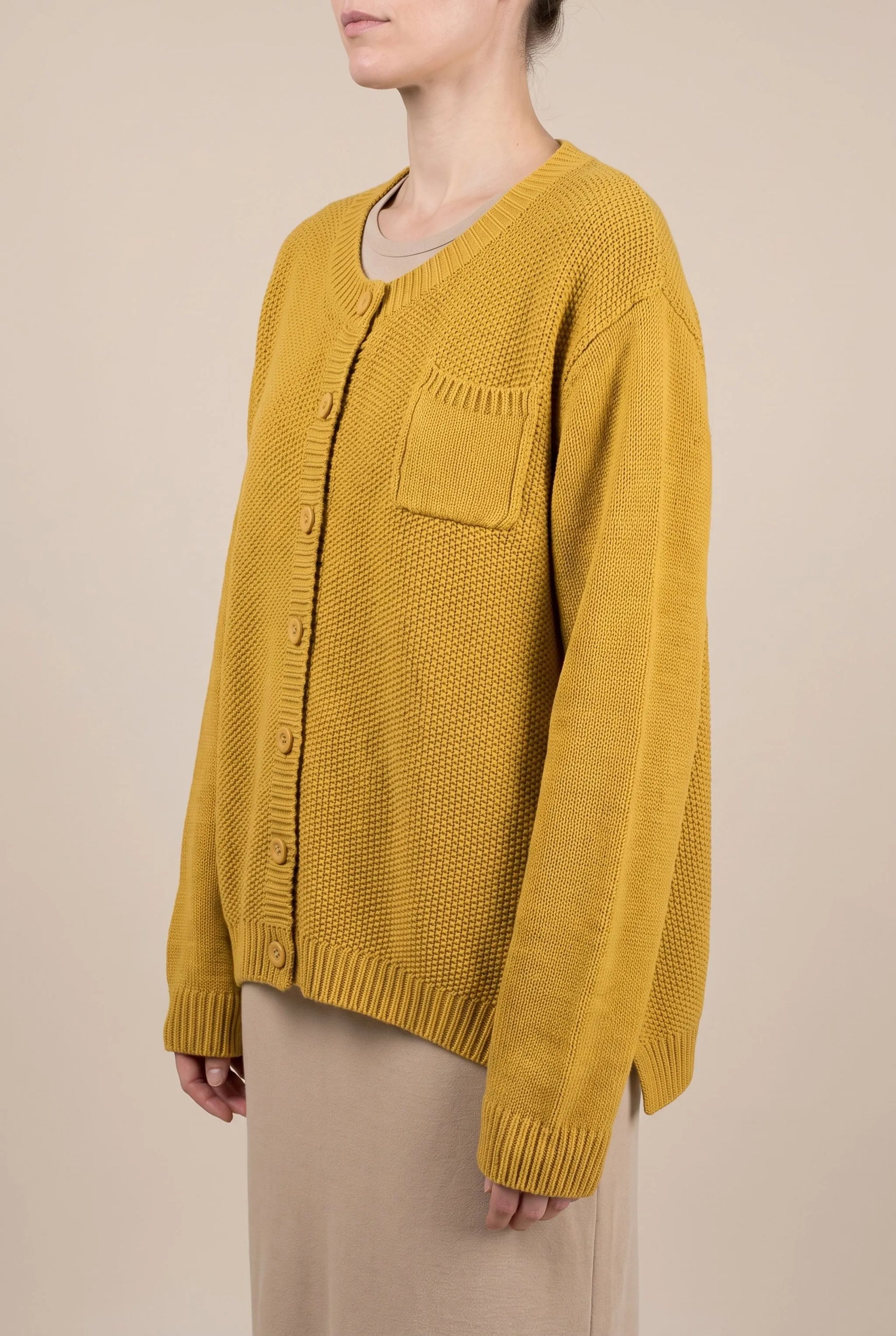 Veldra | Vielseitige Einfarbige Strickjacke