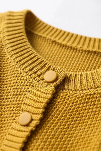 Veldra | Vielseitige Einfarbige Strickjacke