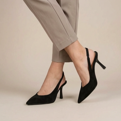 Vellora | Eleganter Slingback-Pumps Mit Spitzer Form