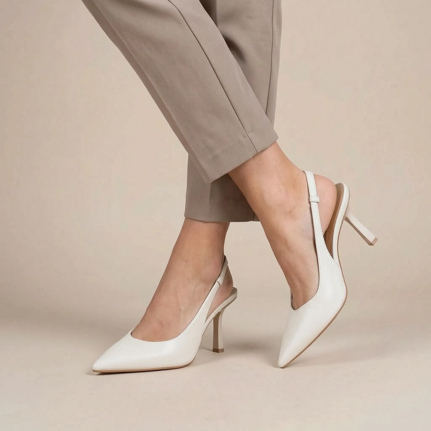 Vellora | Eleganter Slingback-Pumps Mit Spitzer Form