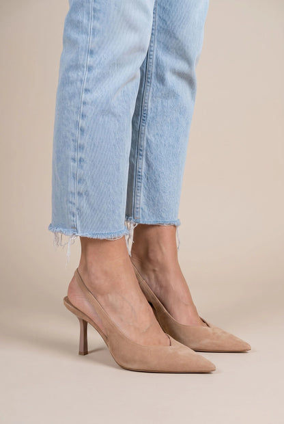 Vellora | Eleganter Slingback-Pumps Mit Spitzer Form
