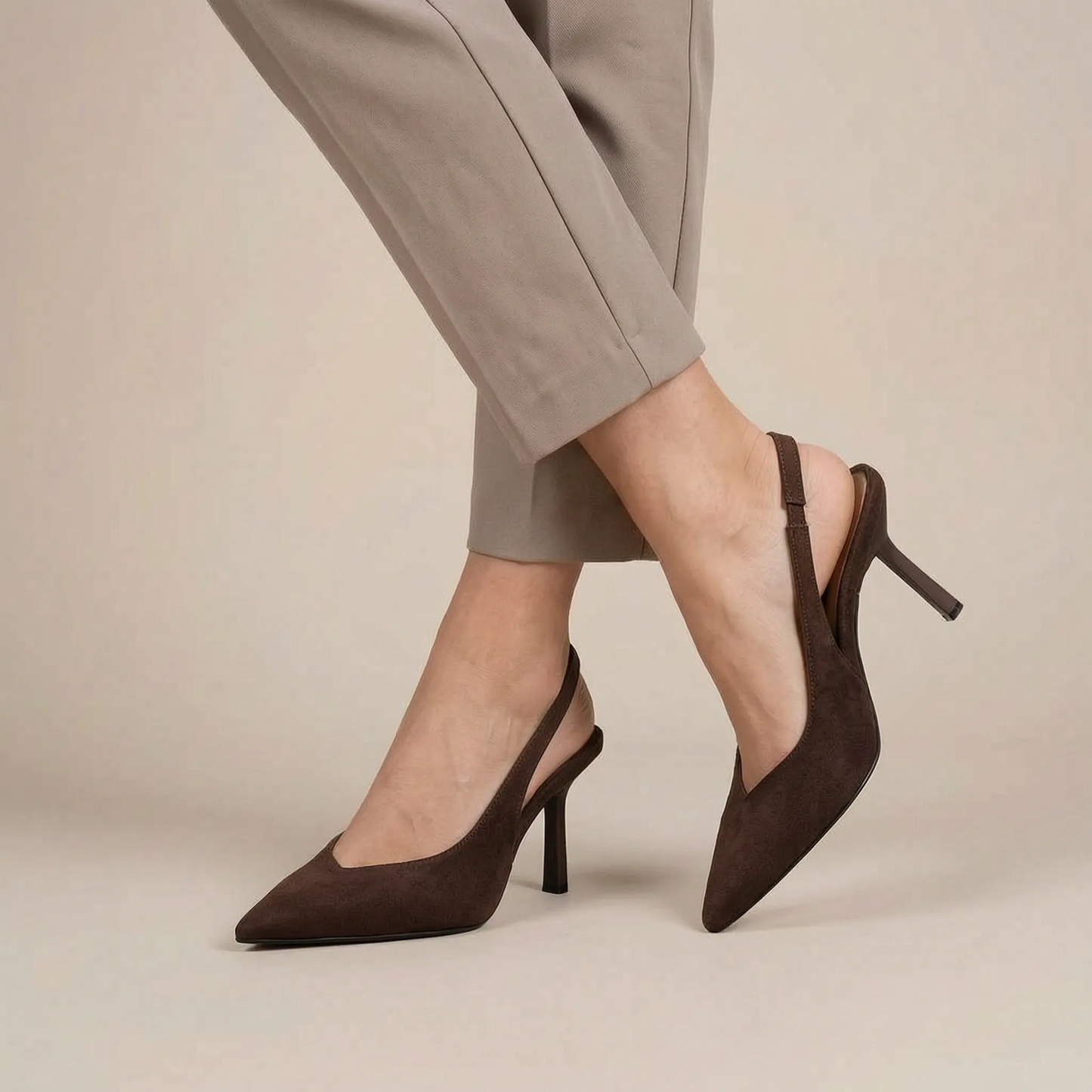 Vellora | Eleganter Slingback-Pumps Mit Spitzer Form