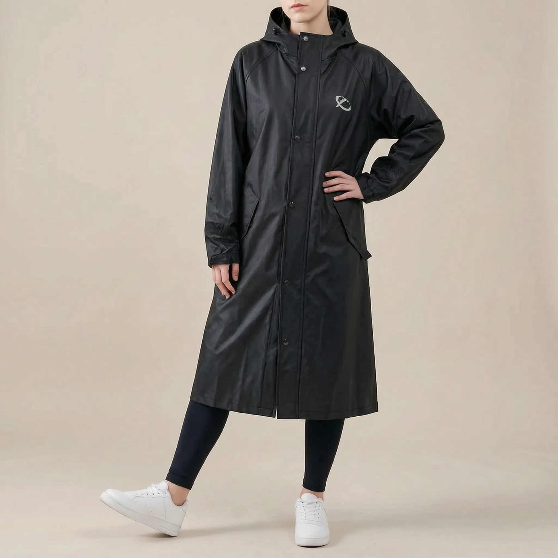 VeloShield | Langer Regenmantel