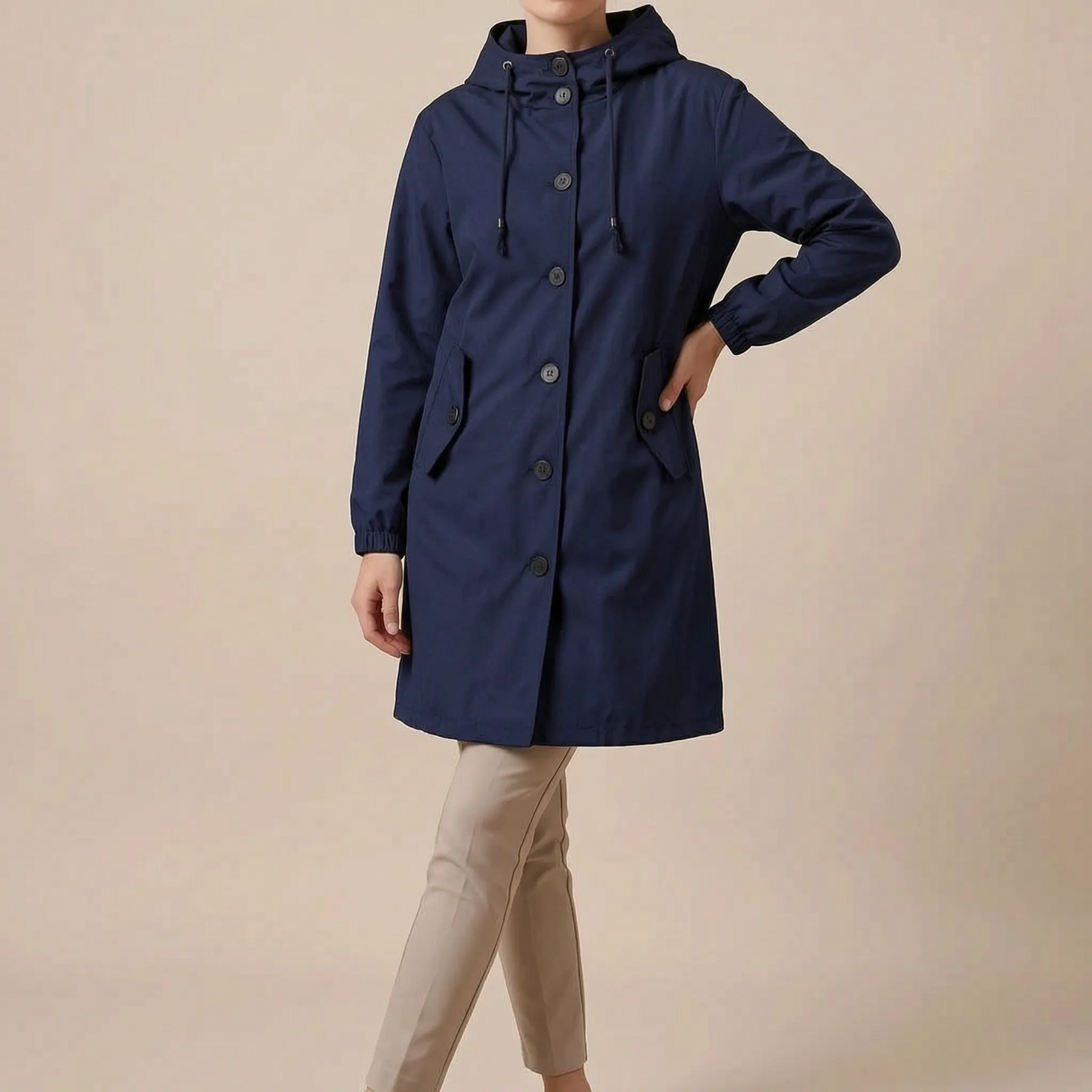 Velsano | Langer Legerer Trenchcoat Für Damen