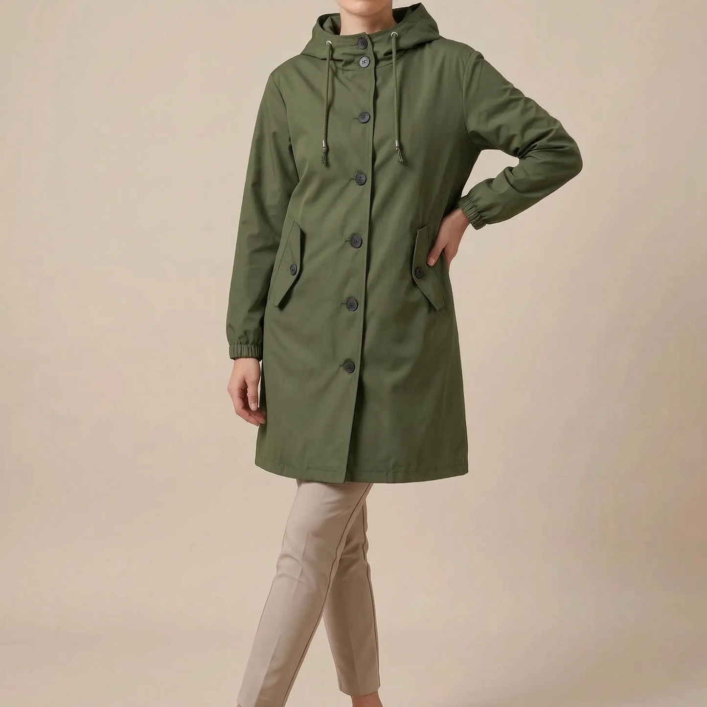 Velsano | Langer Legerer Trenchcoat Für Damen