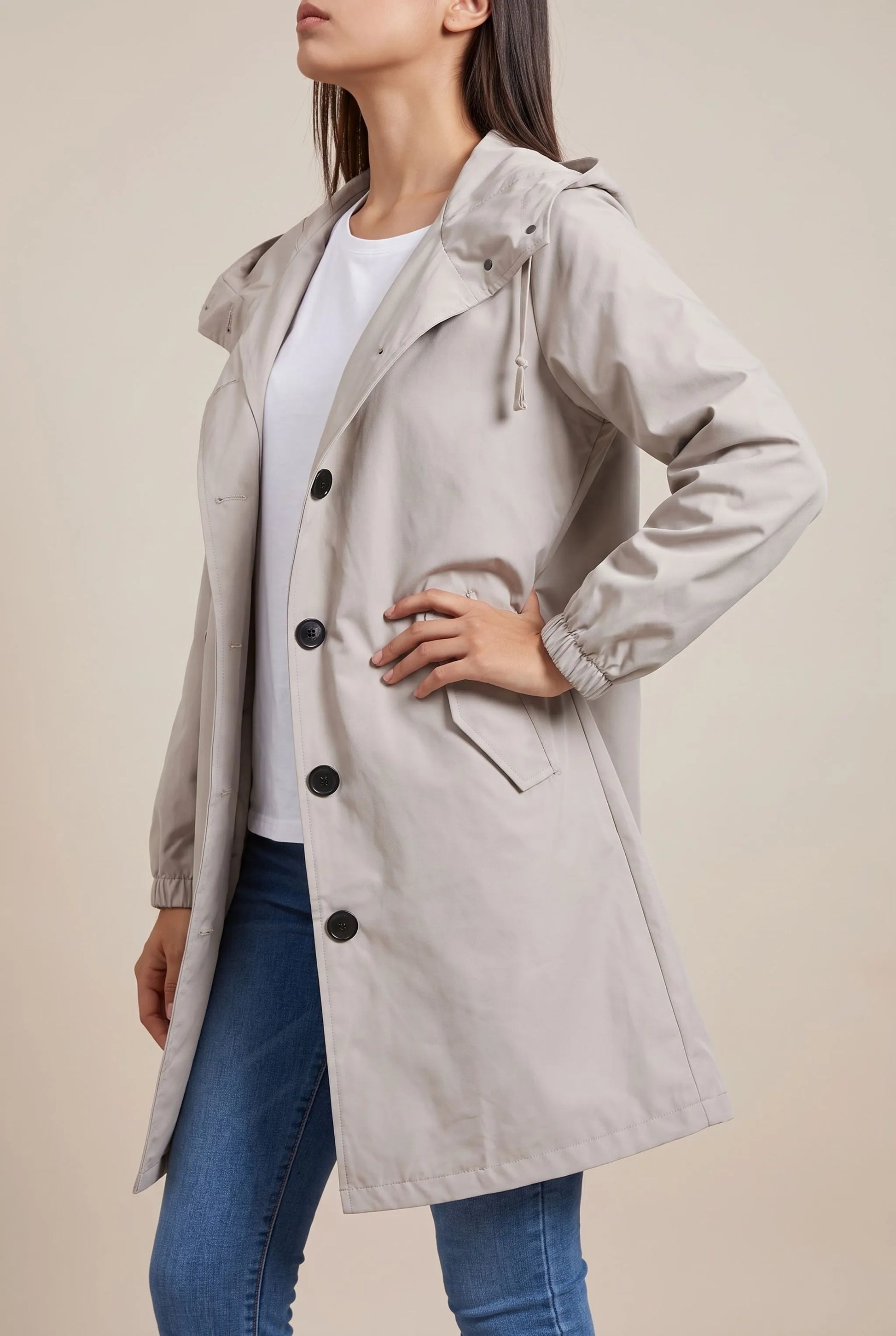 Velsano | Langer Legerer Trenchcoat Für Damen