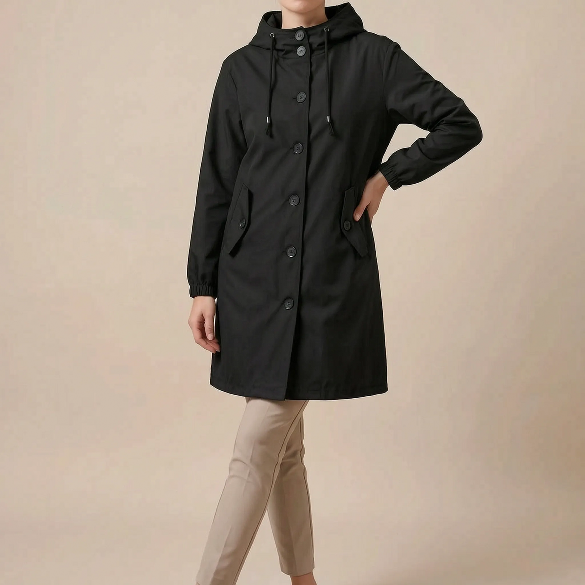 Velsano | Langer Legerer Trenchcoat Für Damen