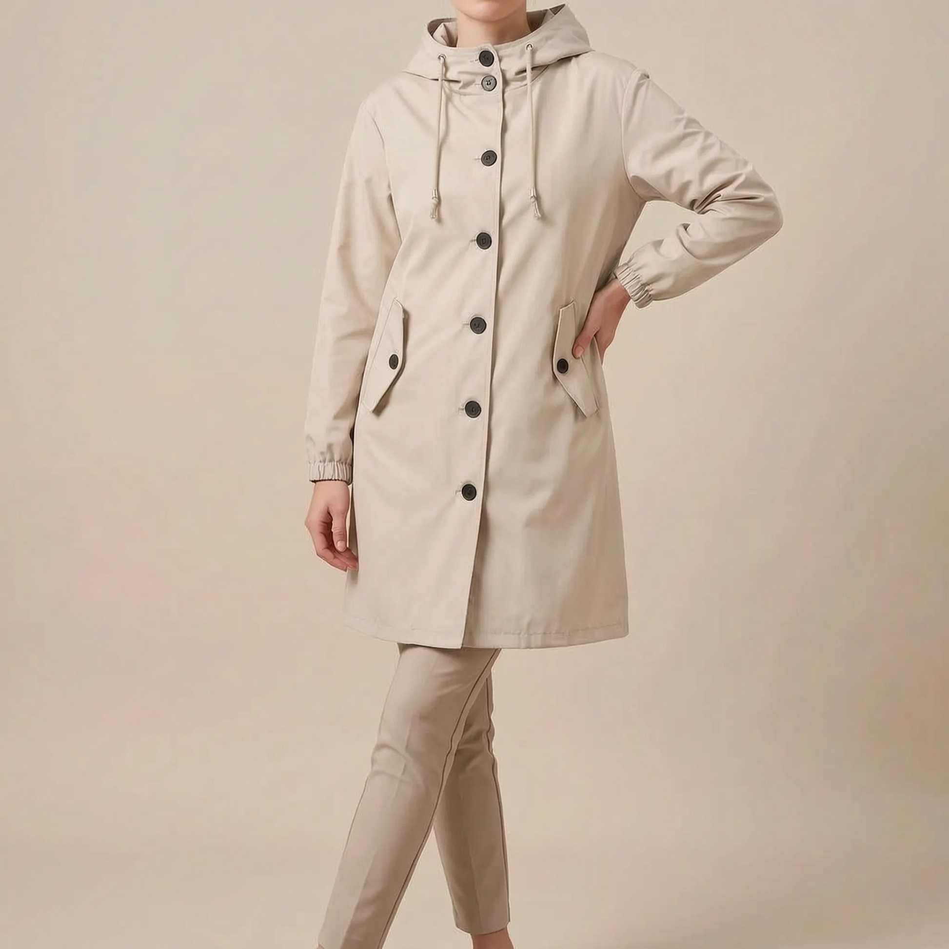 Velsano | Langer Legerer Trenchcoat Für Damen