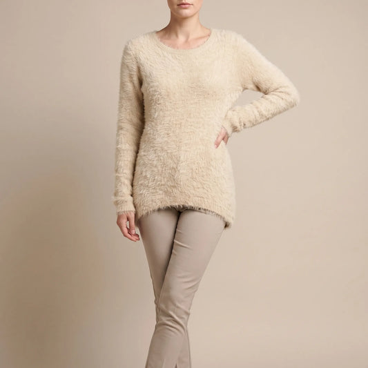 Velsona | Flauschiger Damenpullover