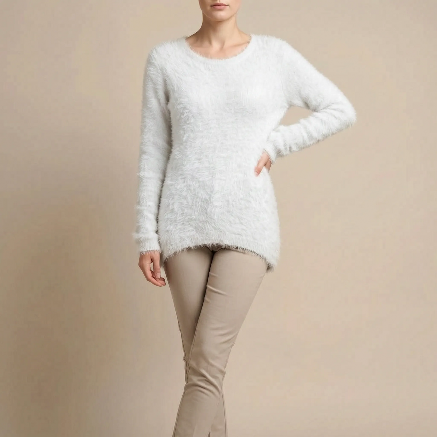 Velsona | Flauschiger Damenpullover