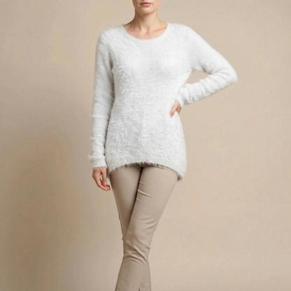 Velsona | Flauschiger Damenpullover
