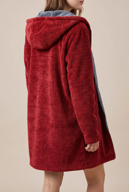 Velsor | Warme Fleecejacke Mit Kapuze